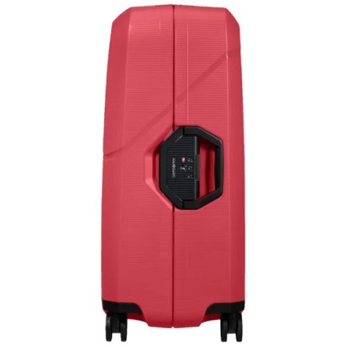 Samsonite 139846-2055 Magnum Eco Spinner, Βαλίτσα Μεσαία, Σκληρή, ΑΤΑΝ, Κόκκινο