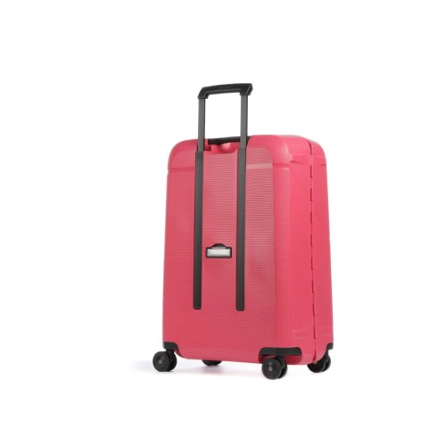 Samsonite 139846-2055 Magnum Eco Spinner, Βαλίτσα Μεσαία, Σκληρή, ΑΤΑΝ, Κόκκινο