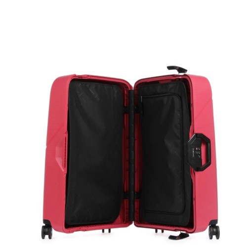 Samsonite 139847-2055 Magnum Eco, Βαλίτσα Μεγάλη, Σκληρή, ΑΤΑΝ, Κόκκινο