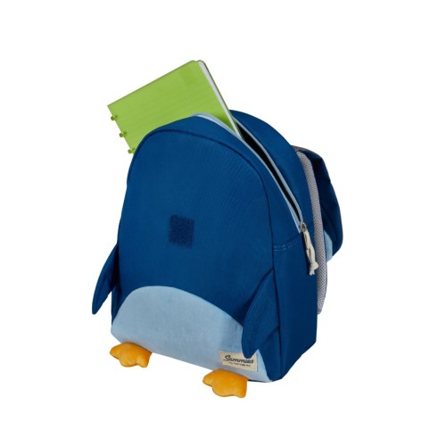 Samsonite 142472-9675 Happy Sammies Eco Backpack, Παιδικό Σακίδιο Πλάτης, Ύφασμα, ΑΤΑΝ, Μπλε