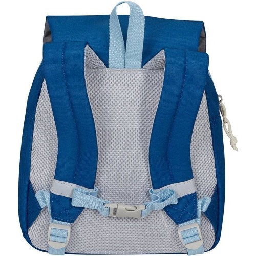 Samsonite 142472-9675 Happy Sammies Eco Backpack, Παιδικό Σακίδιο Πλάτης, Ύφασμα, ΑΤΑΝ, Μπλε