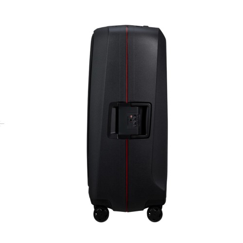 Samsonite 146912-1186 Black-Red Essens, Βαλίτσα Μεγάλη, Πολυπροπυλένιο, ΑΤΑΝ, Μαύρο-Κόκκινο