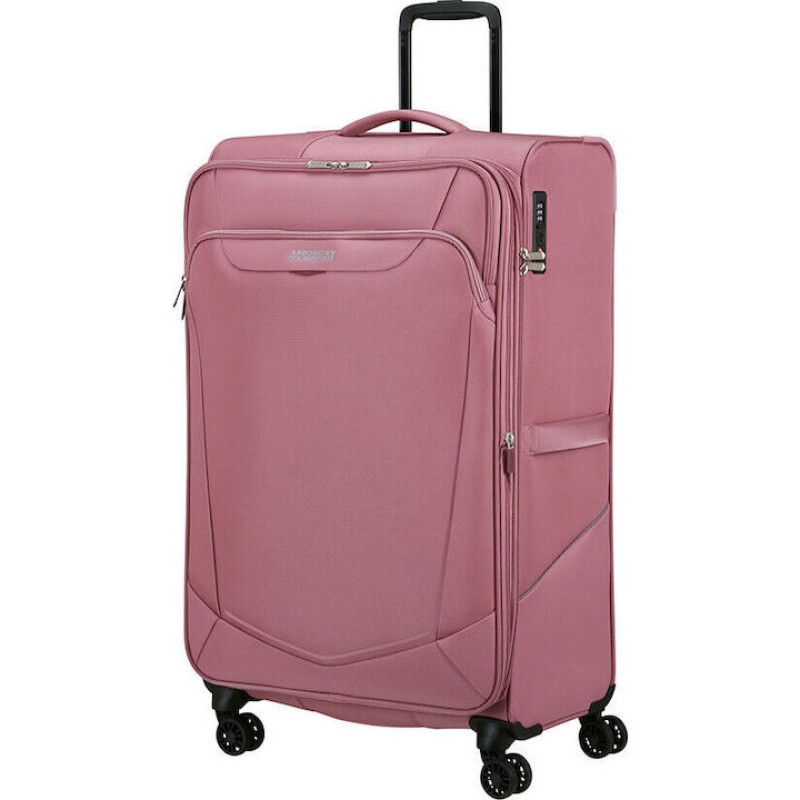 American Tourister 149500-A577 SummerRide, Βαλίτσα Μεγάλη, Ύφασμα, ATAN, Ροζ