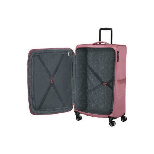 American Tourister 149500-A577 SummerRide, Βαλίτσα Μεγάλη, Ύφασμα, ATAN, Ροζ