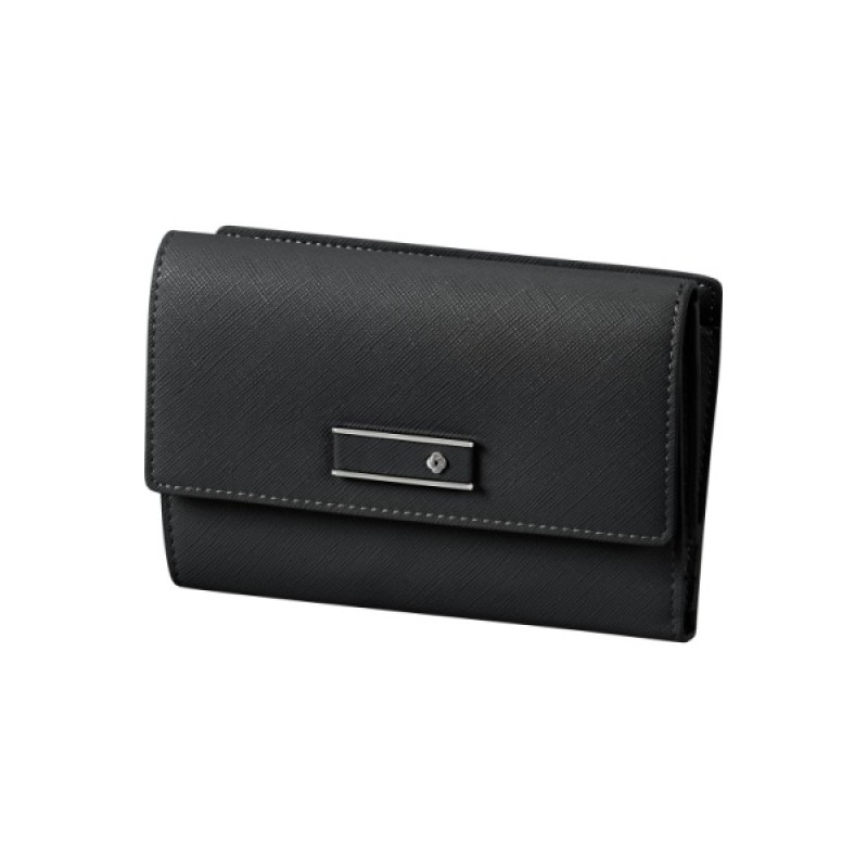 Samsonite 149539-1041 Zalia, Γυναικείο Πορτοφόλι, Συνθετικό Δέρμα (Πολυουρεθάνη), ΑΤΑΝ, Μαύρο