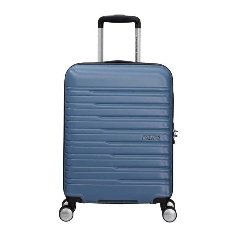 American Tourister 149767-A283 Flashline, Βαλίτσα Μικρή/Καμπίνας, Σκληρή, ΑΤΑΝ, Γαλάζιο