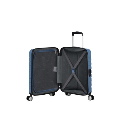 American Tourister 149767-A283 Flashline, Βαλίτσα Μικρή/Καμπίνας, Σκληρή, ΑΤΑΝ, Γαλάζιο