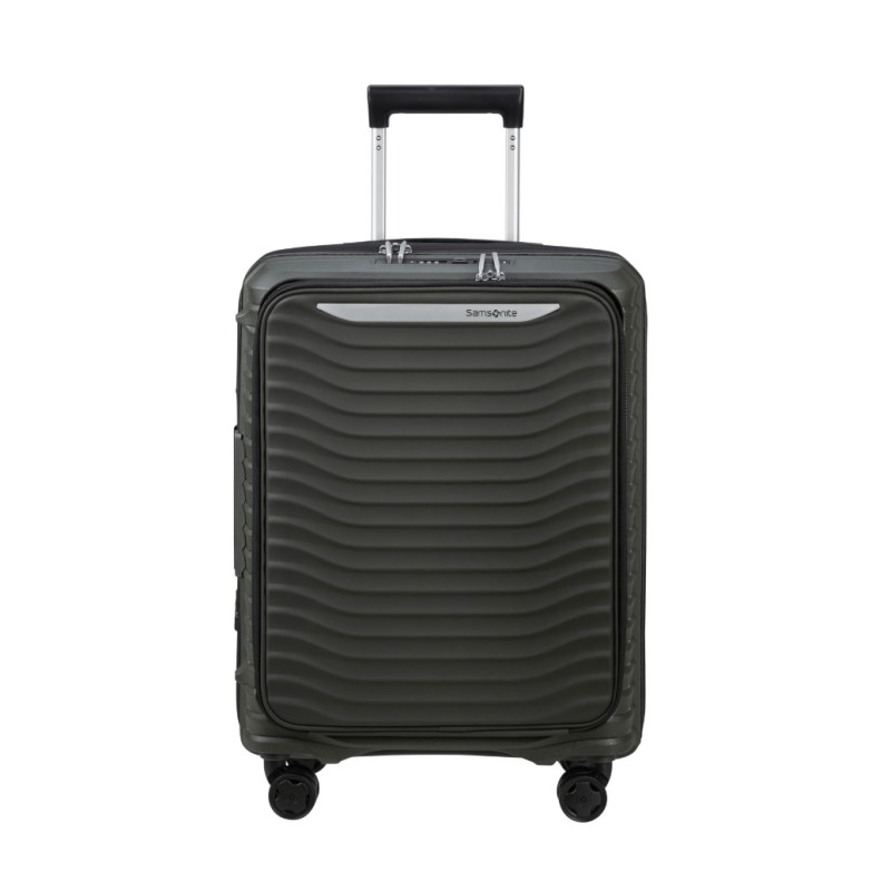 Samsonite 150700-9199 Upscape Spinner, Βαλίτσα Μικρή/Καμπίνας, Πολυπροπυλένιο, ΑΤΑΝ, Χακί
