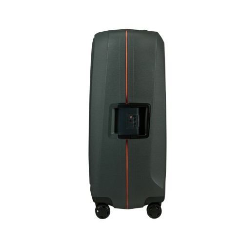 Samsonite 152393-6871 Essens Circular Spinner, Βαλίτσα Μεγάλη, Πολυπροπυλένιο, ΑΤΑΝ, Πράσινο/Πορτοκαλί