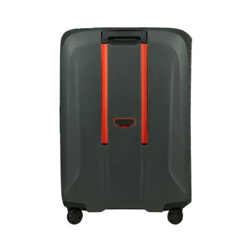 Samsonite 152393-6871 Essens Circular Spinner, Βαλίτσα Μεγάλη, Πολυπροπυλένιο, ΑΤΑΝ, Πράσινο/Πορτοκαλί