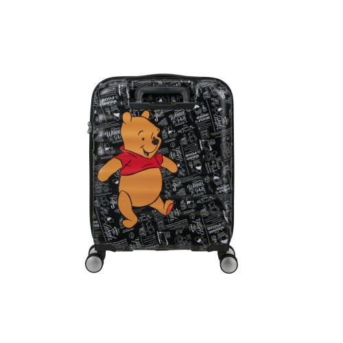 American Tourister 152579-9700  Winnie The Pooh, Βαλίτσα Μικρή/Καμπίνας, Σκληρή, ΑΤΑΝ, Μαύρο