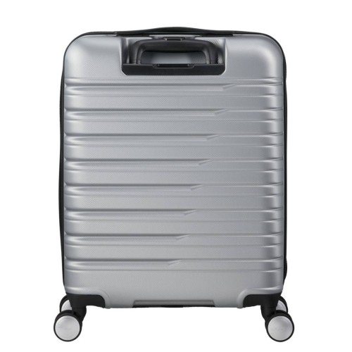 American Tourister 153341-6260 Flashline, Μικρή/Καμπίνας 55cm, Σκληρή, ΑΤΑΝ, Ασημί