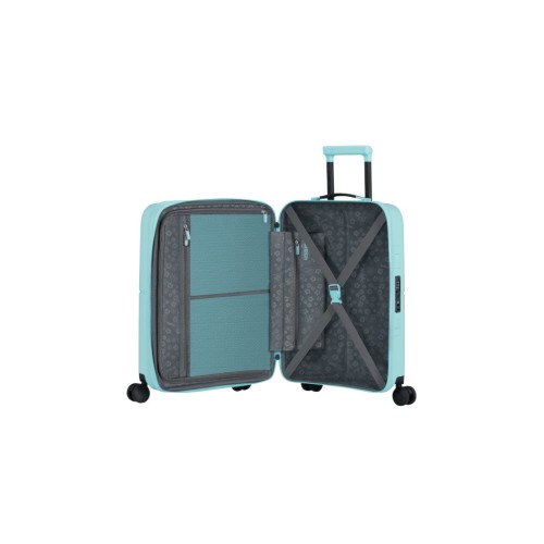 American Tourister 153856-A721 Disney Stitch Flower, Βαλίτσα Μικρή/Καμπίνας 55x40x20cm, Πολυπροπυλένιο, ΑΤΑΝ, Γαλάζιο