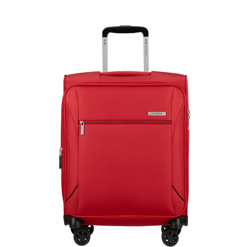 Samsonite 154779-1726 Base Breeze, Βαλίτσα Μικρή/Καμπίνας, Ύφασμα, ΑΤΑΝ, Κόκκινο