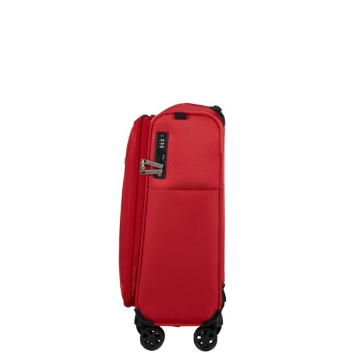Samsonite 154779-1726 Base Breeze, Βαλίτσα Μικρή/Καμπίνας, Ύφασμα, ΑΤΑΝ, Κόκκινο
