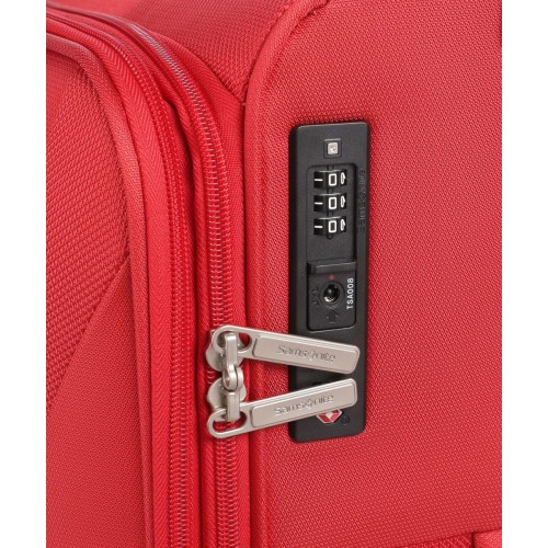 Samsonite 154780-1726 Base Breeze, Βαλίτσα Μεσαία, Ύφασμα, ΑΤΑΝ, Κόκκινο