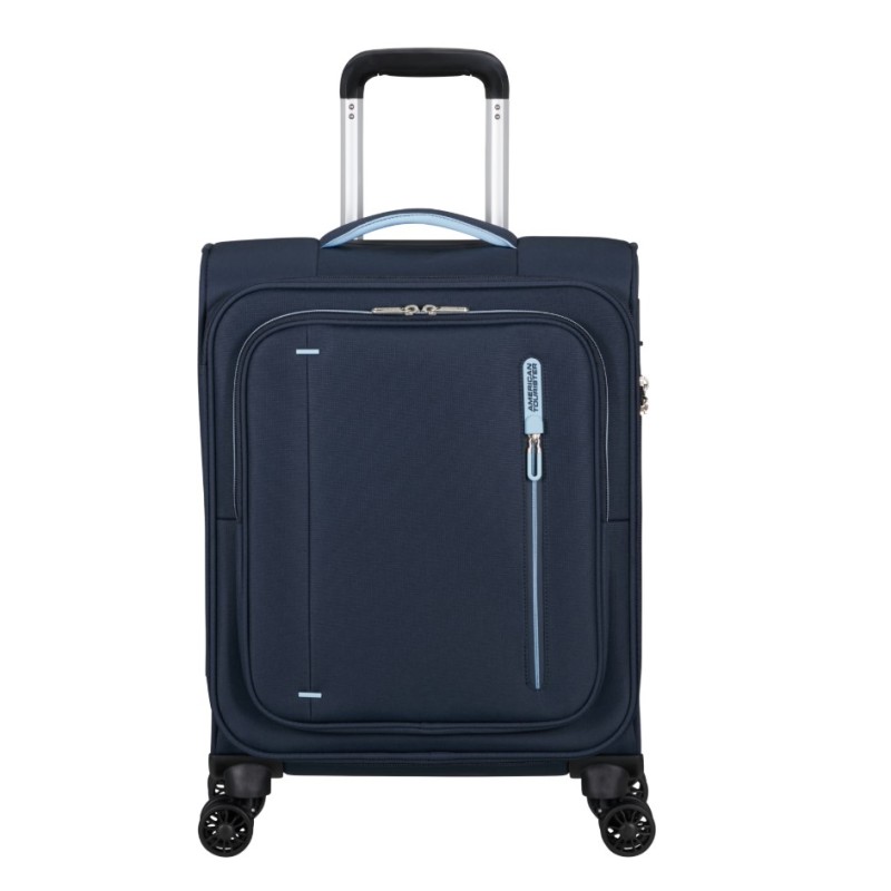 American Tourister 157364-9486 Cloudrider, Βαλίτσα Μικρή/Καμπίνας 55x40x20cm, Ύφασμα, ΑΤΑΝ, Μπλε