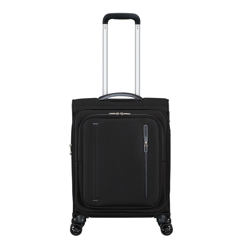 American Tourister 157365-1465 Cloudrider Spinner, Βαλίτσα Μικρή/Καμπίνας, Ύφασμα, ΑΤΑΝ, Μαύρο