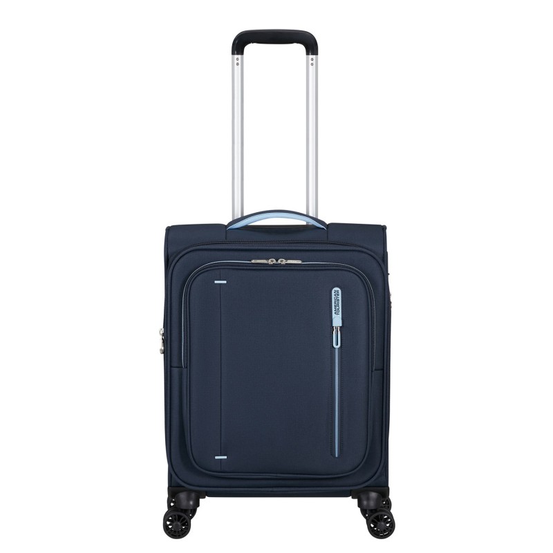 American Tourister 157365-9486 Cloudrider Spinner, Βαλίτσα Μικρή/Καμπίνας, Ύφασμα, ΑΤΑΝ, Μπλε
