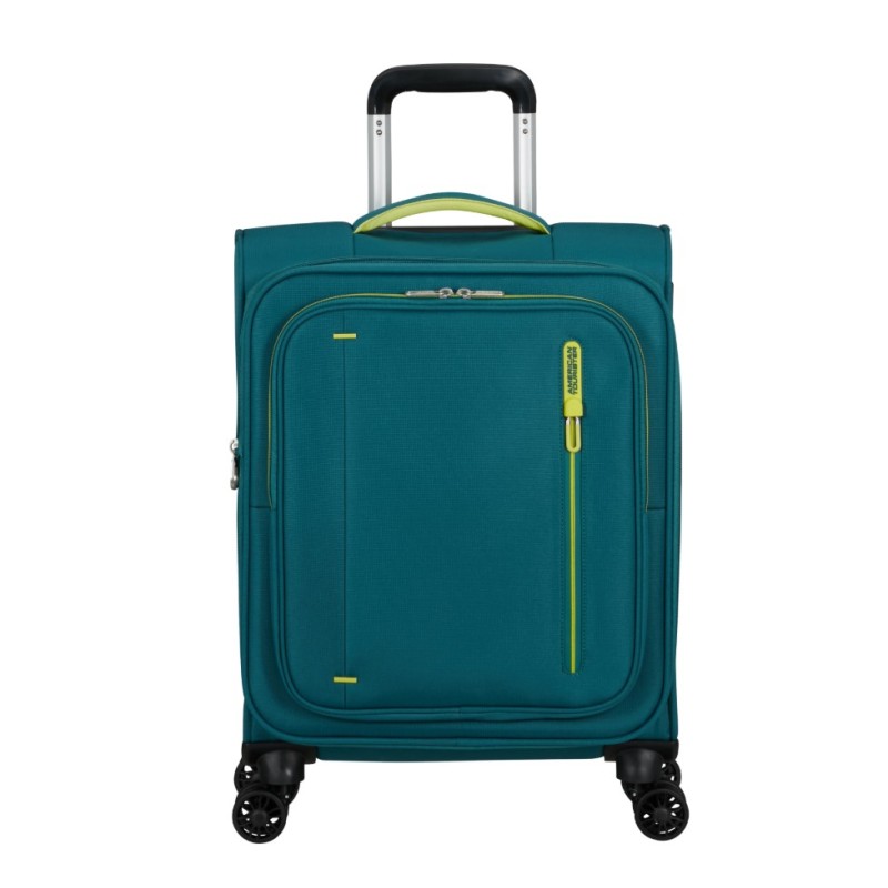 American Tourister 157365-D834 Cloudrider Spinner, Βαλίτσα Μικρή/Καμπίνας, Ύφασμα, ΑΤΑΝ, Πετρόλ