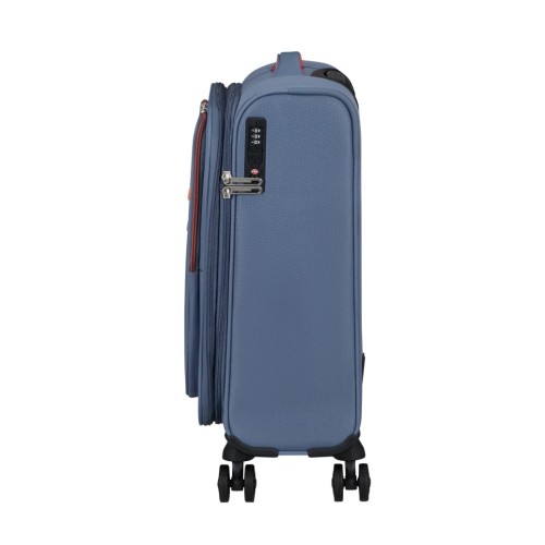 American Tourister 157365-E612 Cloudrider Spinner, Βαλίτσα Μικρή/Καμπίνας, Ύφασμα, ΑΤΑΝ, Γαλάζιο