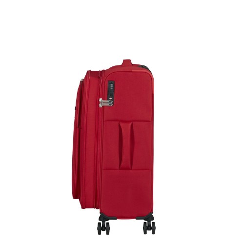 American Tourister 157366-0424 Cloudrider Spinner, Βαλίτσα Μεσαία, Ύφασμα, ΑΤΑΝ, Κόκκινο