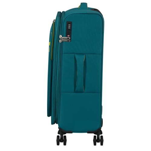 American Tourister 157366-D834 Cloudrider Spinner, Βαλίτσα Μεσαία, Ύφασμα, ΑΤΑΝ, Πετρόλ