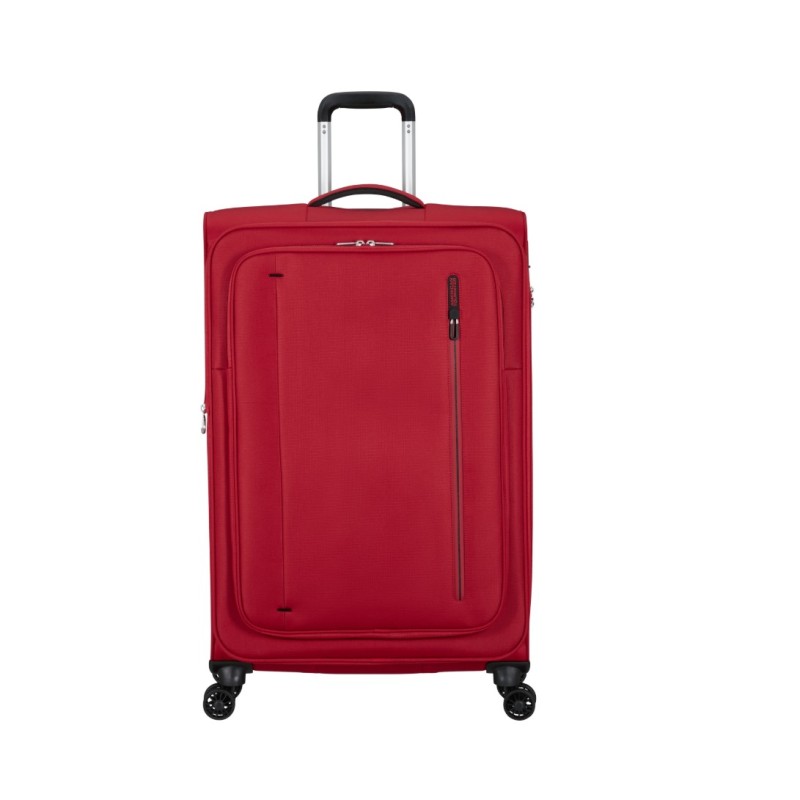 American Tourister 157367-0424 Cloudrider, Βαλίτσα Μεγάλη, Ύφασμα, ΑΤΑΝ, Κόκκινο