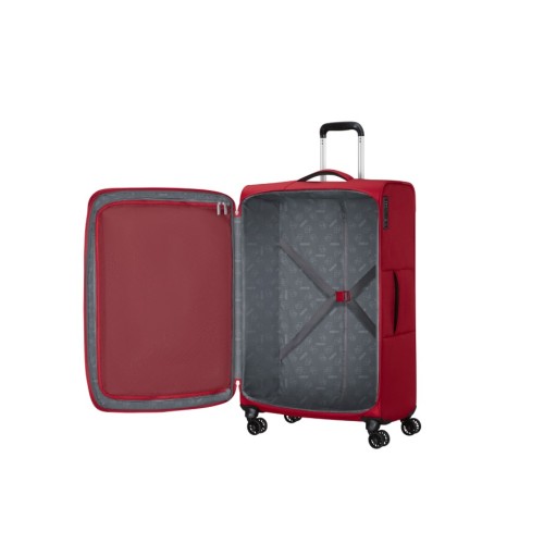 American Tourister 157367-0424 Cloudrider, Βαλίτσα Μεγάλη, Ύφασμα, ΑΤΑΝ, Κόκκινο
