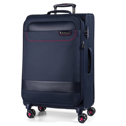 March Tourer 2612-07-72 Navy, Βαλίτσα Μεγάλη, Ύφασμα, Μπλε