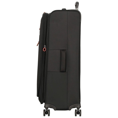 March 2988-07-62 Wall Street, Βαλίτσα Μεσαία, Ύφασμα, Μαύρο