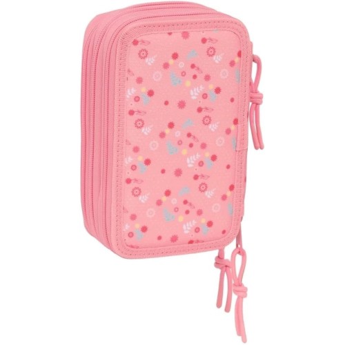 Safta 412518857 MOOS Passion, Σχολική Κασετίνα, Πολυεστέρας, Ροζ