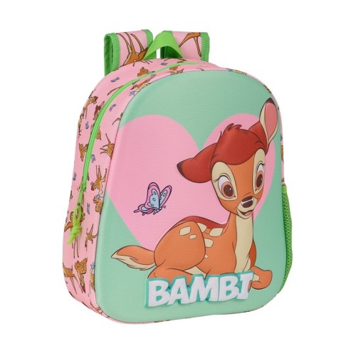 Safta 622457890 Bambi, Παιδικό Σακίδιο Πλάτης, Πολυεστέρας, Πράσινο