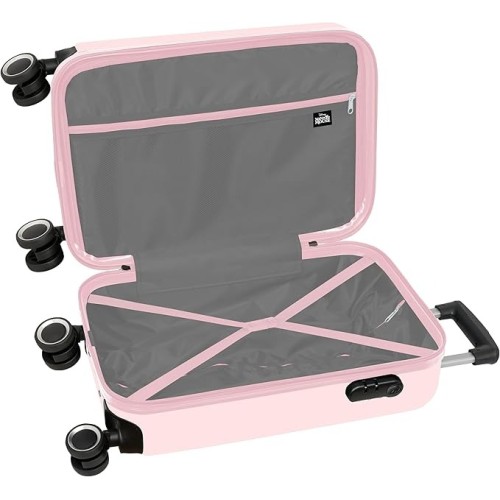 Safta 622528851 Minnie Mouse Baby, Παιδική Βαλίτσα Καμπίνας, Σκληρή, Ροζ