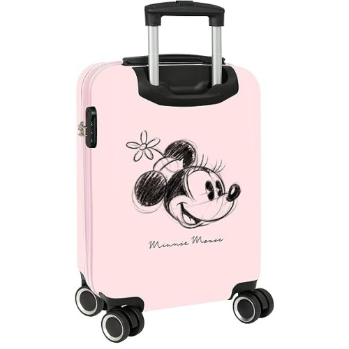 Safta 622528851 Minnie Mouse Baby, Παιδική Βαλίτσα Καμπίνας, Σκληρή, Ροζ