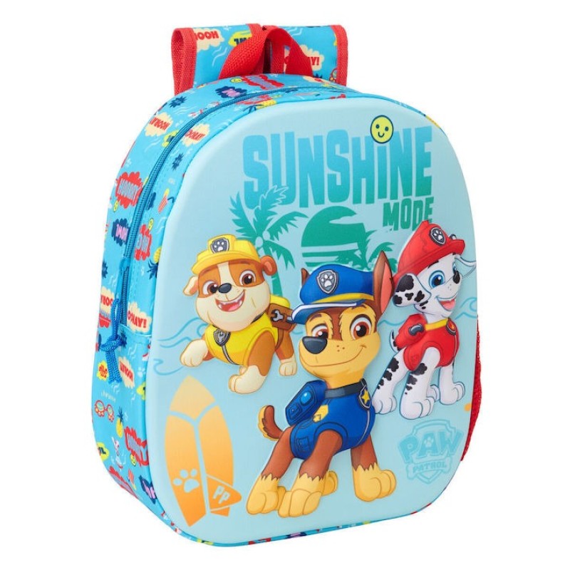 Safta 622571890 Paw Patrol, Σχολικό Σακίδιο Πλάτης, Πολυεστέρας, Γαλάζιο