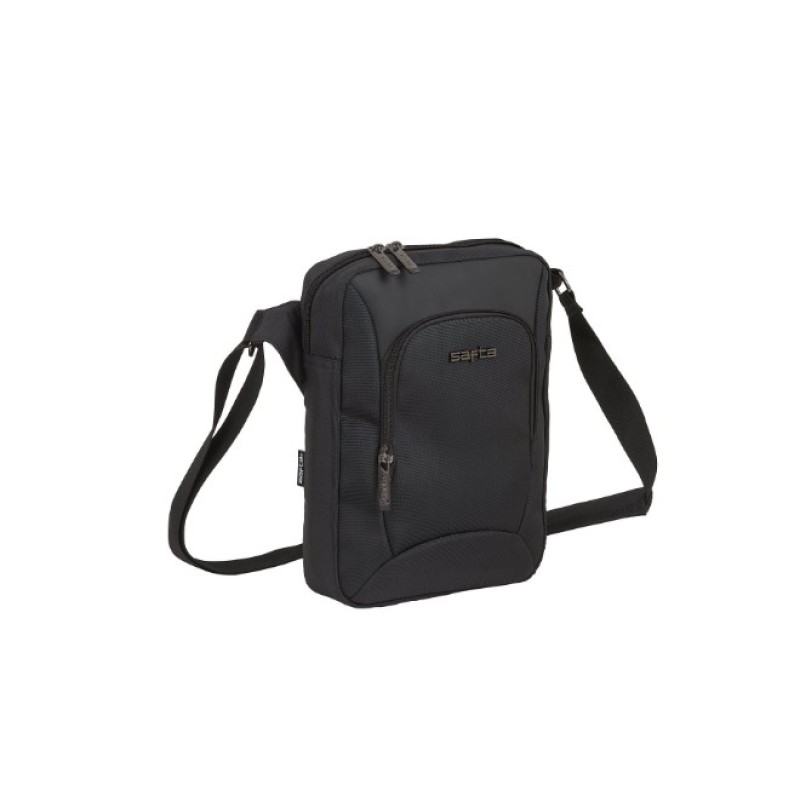 Safta 642100809 Business, Ανδρικό Τσαντάκι Ώμου/Χιαστί, Πολυεστέρας, Μαύρο