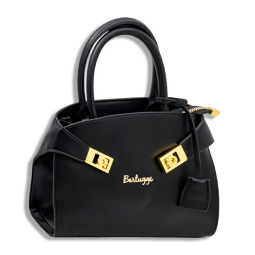 Bartuggi 718-1639 Black, Τσάντα Γυναικεία Ώμου/Καρπού, Δερματίνη, Μαύρο