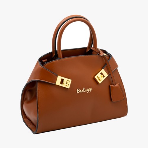 Bartuggi 718-1639 Brown, Τσάντα Γυναικεία Ώμου/Καρπού, Δερματίνη, Καφέ