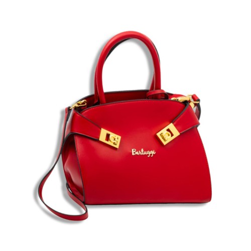 Bartuggi 718-1639 Red, Τσάντα Γυναικεία Ώμου/Καρπού, Δερματίνη, Κόκκινο
