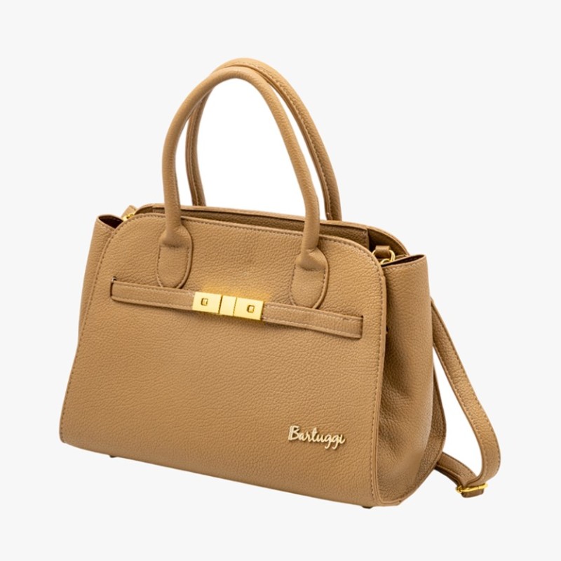 Bartuggi 718-22006 Taupe, Τσάντα Γυναικεία Ώμου/Χιαστί, Δερματίνη, Τοπό