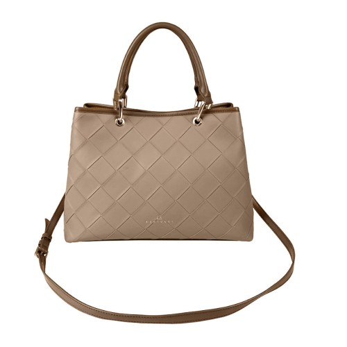 Bartuggi 718-35912 Taupe, Τσάντα Γυναικεία Ώμου/Χιαστί, Δερματίνη, Τοπό