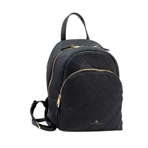 Bartuggi 718-36445 Black, Τσάντα Γυναικεία Πλάτης, Δερματίνη, Μαύρο