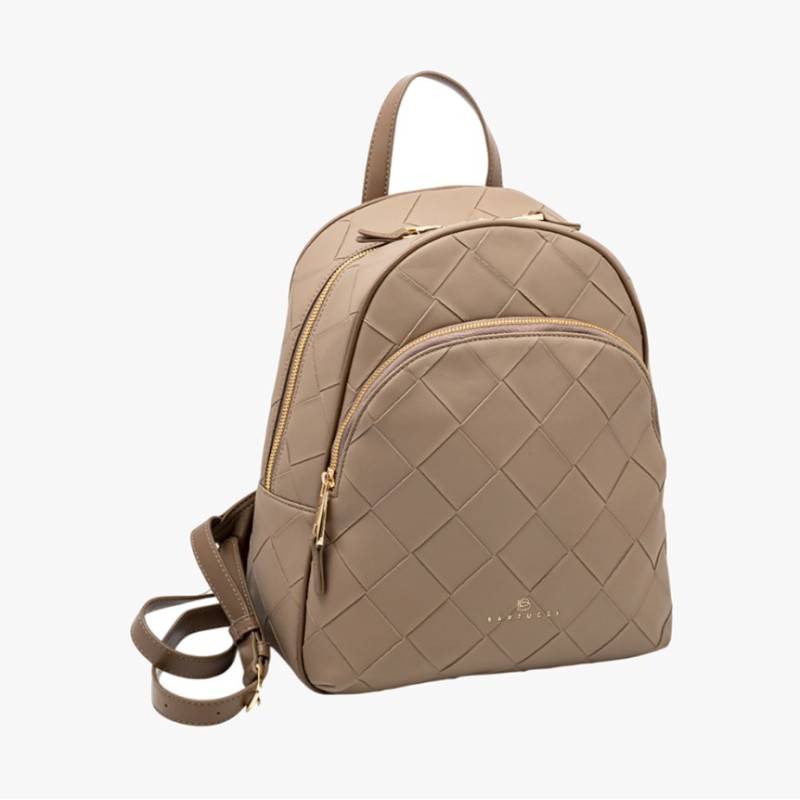 Bartuggi 718-36445 Taupe, Τσάντα Γυναικεία Πλάτης, Δερματίνη, Τοπό