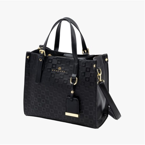 Bartuggi 718-5433 Black, Τσάντα Γυναικεία Ώμου/Χιαστί, Δερματίνη, Μαύρο