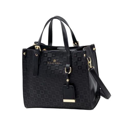 Bartuggi 718-5433 Black, Τσάντα Γυναικεία Ώμου/Χιαστί, Δερματίνη, Μαύρο