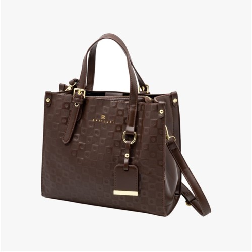 Bartuggi 718-5433 Brown, Τσάντα Γυναικεία Ώμου/Χιαστί, Δερματίνη, Καφέ