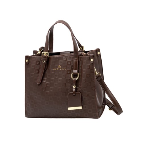 Bartuggi 718-5433 Brown, Τσάντα Γυναικεία Ώμου/Χιαστί, Δερματίνη, Καφέ