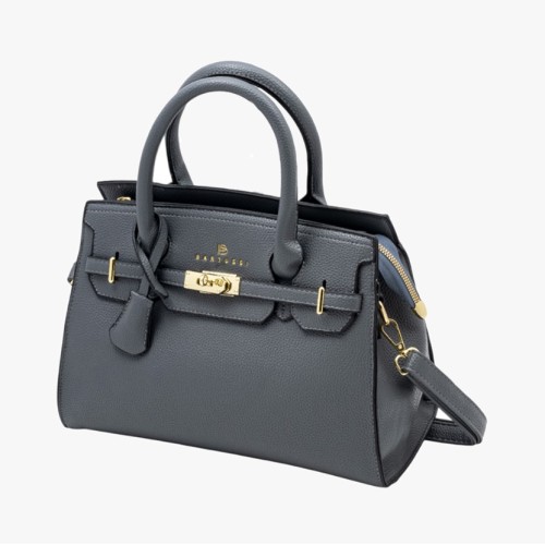 Bartuggi 718-5604 Grey, Τσάντα Γυναικεία  Ώμου/Καρπού, Δερματίνη, Γκρι