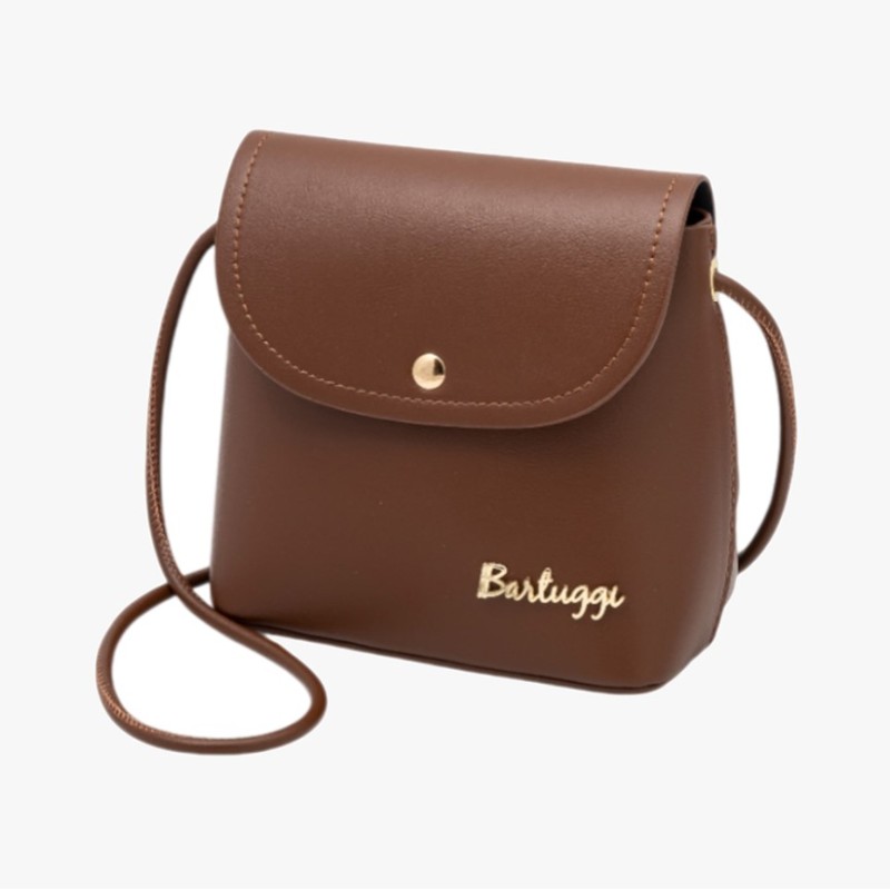 Bartuggi 718-6625-1 Brown, Τσάντα Γυναικεία Χιαστί, Καφέ